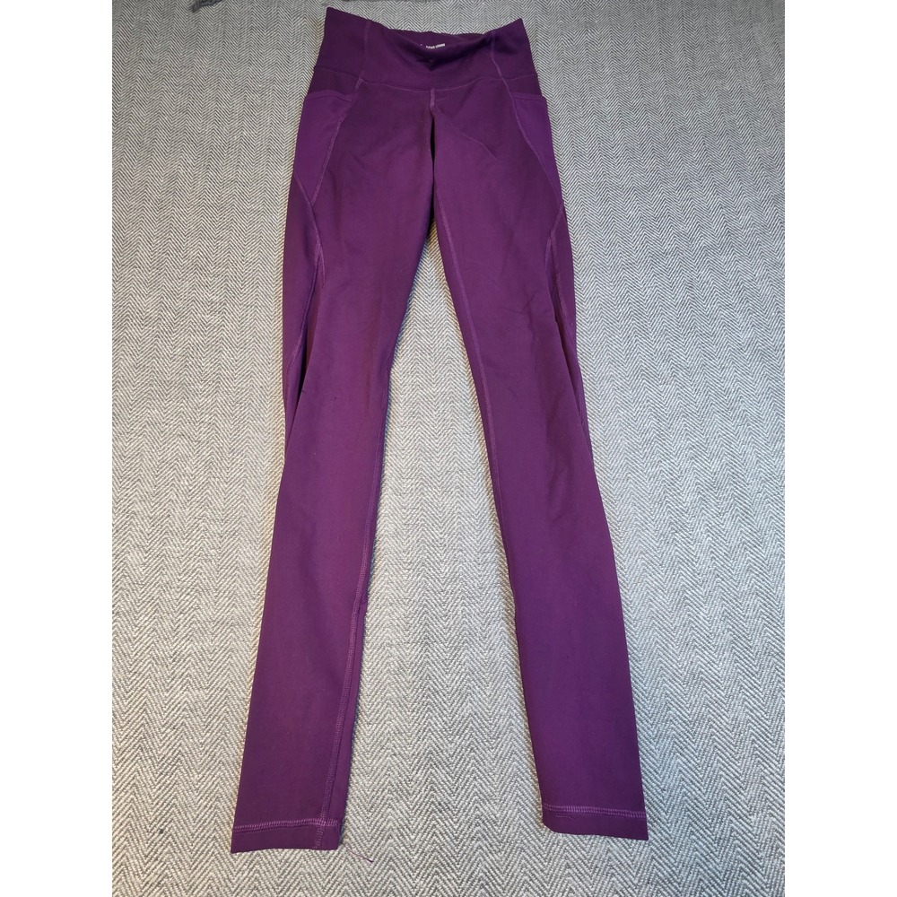 Old Navy Active Elevate Purple Go-Dry High Waisted Leggings with Pockets Mens XS